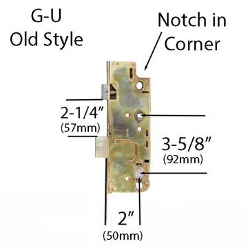 G-U Active Lock Case 50mm Backset Old Style